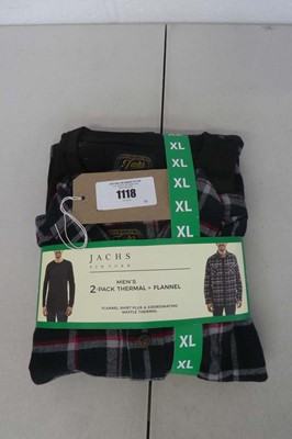 Lot 1118 - Approx. 10 mens Jachs NY 2 pack thermal and...