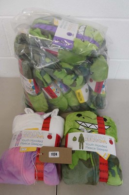 Lot 1124 - x10 Saint Eve youth hooded fleece sleepers (x9...