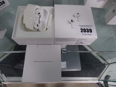 Lot 2039 - Apple Airpods Pro (2nd Generation), boxed with...