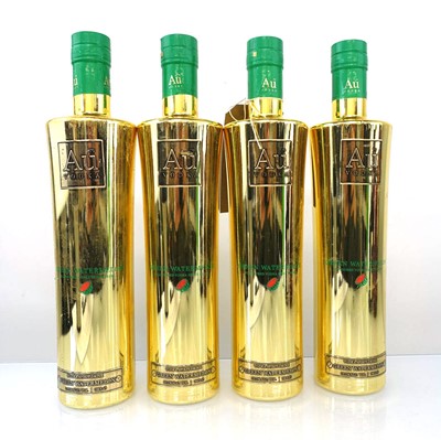 Lot 166 - 4 bottles of Au Vodka Green Watermelon Vodka...