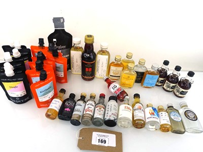 Lot 169 - Approx 22 miniatures and small bottles plus 13...