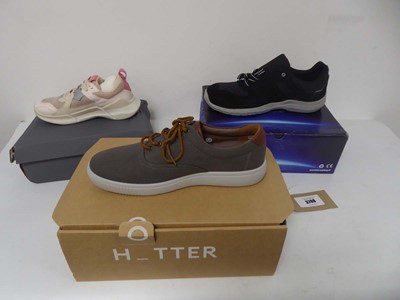 Lot 3708 - 3x Boxed pairs of trainers to include Ecco UK4,...