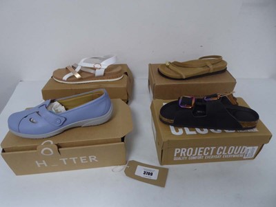 Lot 3709 - 4x Boxed pairs of sandals to include Sketchers...