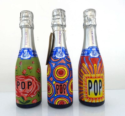 Lot 321 - 3 mini bottles of POP Pommery Extra Dry...