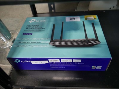 Lot 1578 - Boxed TP-Link AC1200 Wi-Fi router