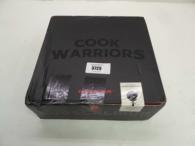 Lot 3723 - Cook Warriors eggscalibur polished stainless...
