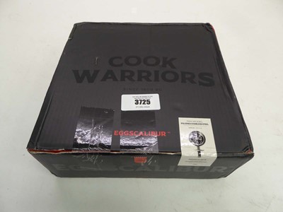 Lot 3725 - Cook Warriors eggscalibur polished stainless...