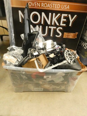 Lot 4609 - Box of spare car parts including inner turbo,...