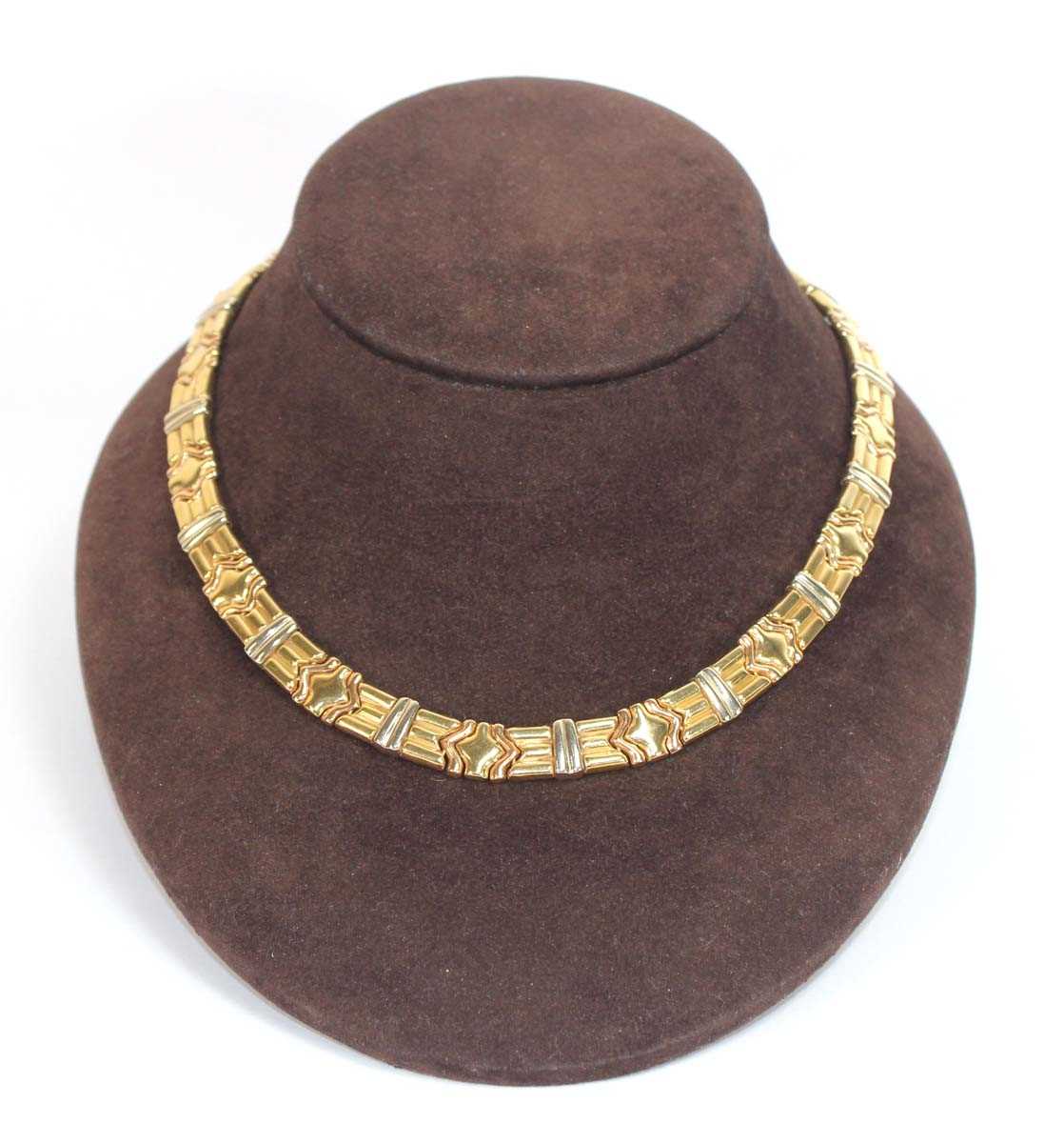 Lot 515 - An Adriano Chimento 18ct tri-colour gold multi...