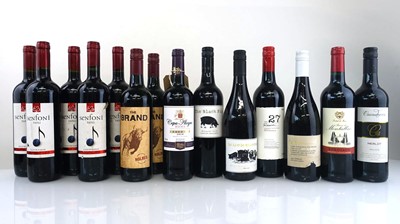 Lot 402 - 14 bottles of red, 1x TTD Cepa Alegro Rioja...