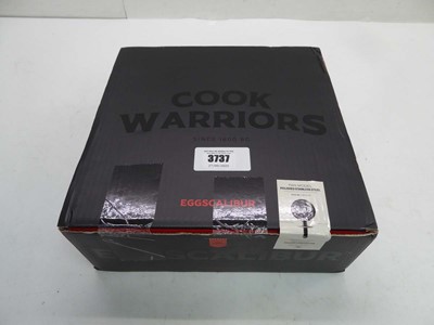 Lot 3737 - Cook warriors eggscalibur polished stainless...
