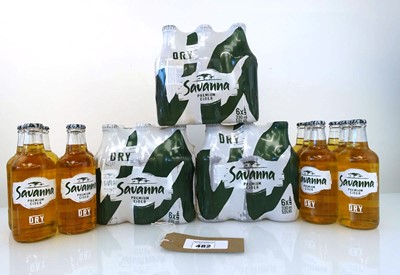 Lot 482 - 30 bottles of Savanna Premium Dry Cider 5.5%...