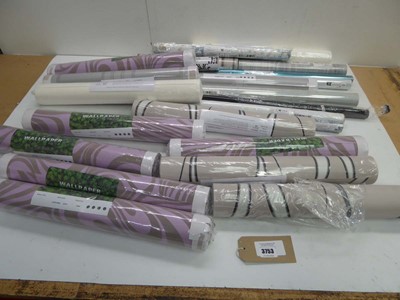 Lot 3753 - Large quantity of wallpapers and other...