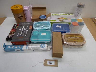 Lot 3758 - Selection of various kitchenware to include...