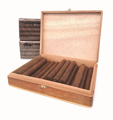 Lot 507 - 68 large unbranded cigars in 3 packs