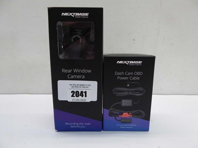 Lot 2041 - Nextbase rear window camera and a Nextbase...