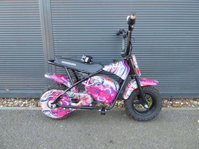 Lot 4023 - Renegade electric mini bike with charger