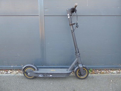 Lot 4047 - Ninebot folding electric scooter with charger