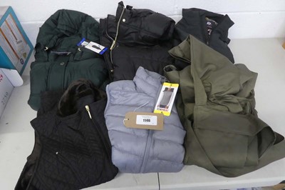 Lot 1146 - x6 women's coats and gilets by 32 Degree Heat,...