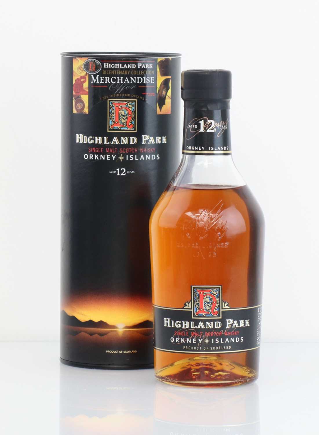 Lot 2 - An old bottle of Highland Park 12 year old...