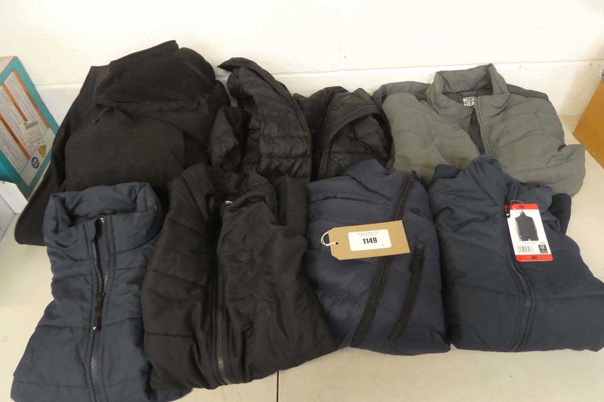Lot 1149 - x7 men's coats and gilets by Weatherproof & 32...