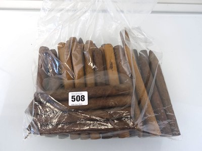Lot 508 - Approx 40 large unbranded cigars