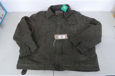 Lot 1154 - A men's Levi jacket/coat in green size: XL.
