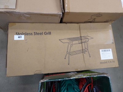 Lot 4071 - Stainless steel grill, model CA-16
