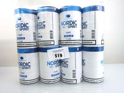 Lot 519 - 8 tubes of 5 packs of Nordic Spirit Regular...