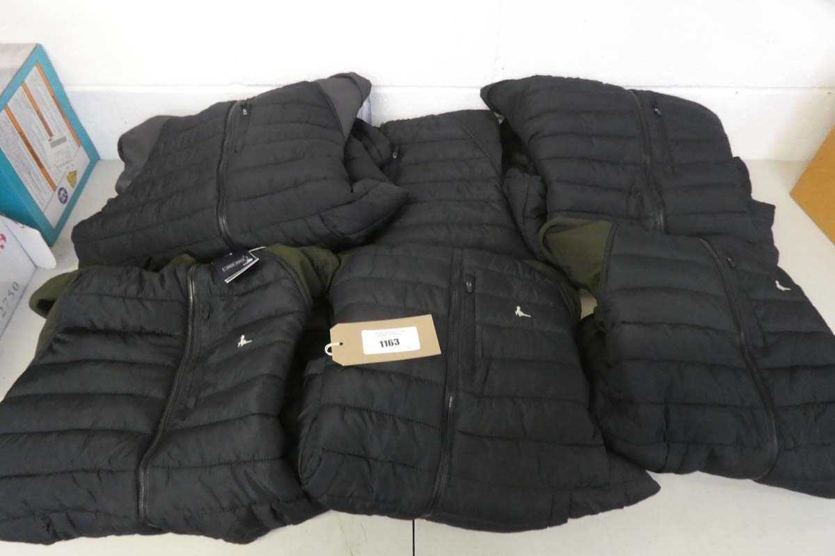 Lot 1163 - x6 men's media jackets by Jack Wills