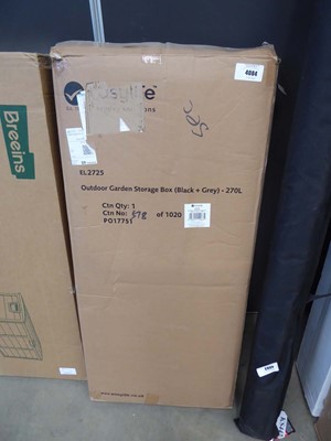 Lot 4084 - Outdoor garden storage box, disassembled
