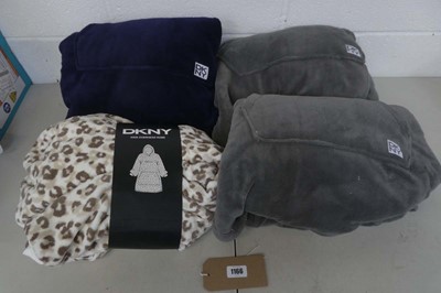 Lot 1166 - x4 DKNY kids overhead robes.