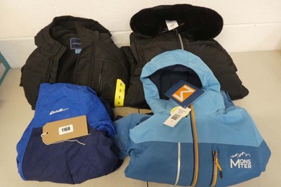 Lot 1168 - x4 kids coats by Eddie Bauer, Andy & Evan and...