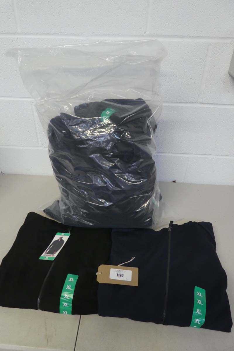 Lot 1170 - Approx. 11 men's full zip jackets by 32 Degree...