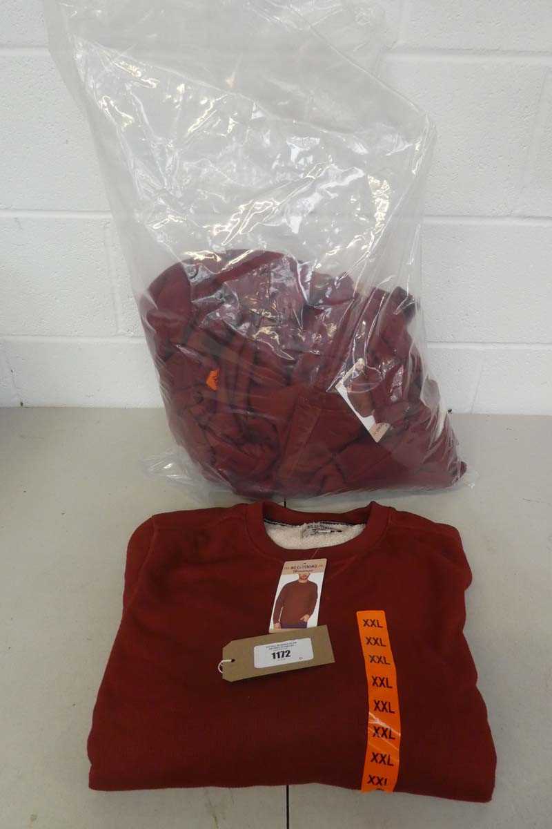 Lot 1172 - Approx. 5 men's fleece lined jumpers by B.C...
