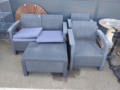 Lot 4152 - Keter 4 piece garden set to consist of a 2...