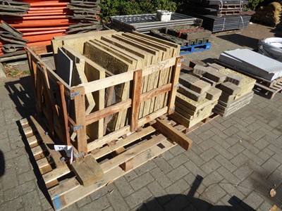 Lot 4184 - Pallet containing a quantity of patio slabs...