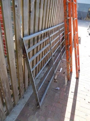 Lot 4200 - Galvanised field gate, approx. dimensions:...