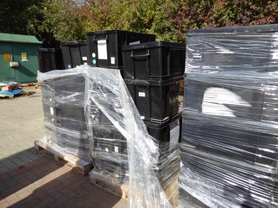 Lot 4210 - Pallet containing 10 Really Useful storage...