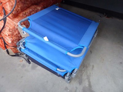 Lot 4108 - 4 fold up sun loungers