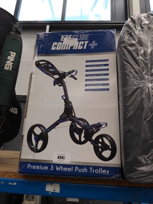 Lot 4241 - Easy Glide Compact + premium 3 wheeled push...