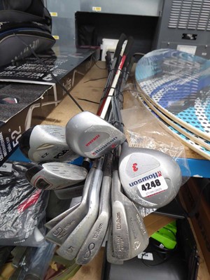 Lot 4248 - Quantity of assorted golf clubs to include...