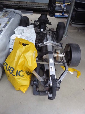 Lot 4258 - 2 fold up golf trolleys