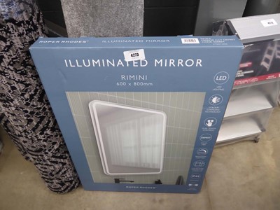 Lot 4273 - Roper Rhodes illuminated mirror, dimensions:...