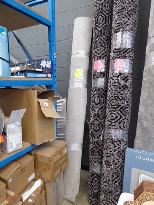 Lot 4277 - Medium size roll of grey carpet