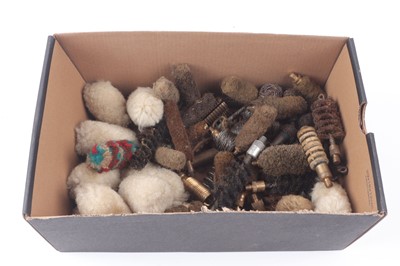 Lot 1029 - Quantity of .410-8 bore cleaning brushes, mops,...