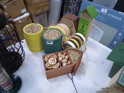 Lot 4354 - 8 assorted timber insect houses