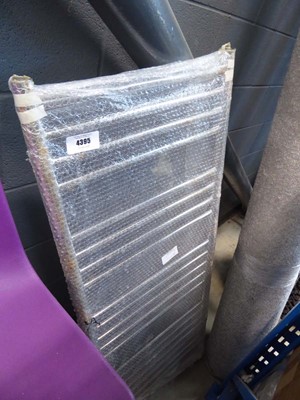 Lot 4395 - Chrome towel radiator