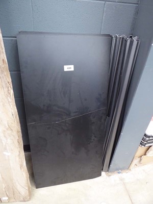 Lot 4399 - 6 shelved flatpack storage rack
