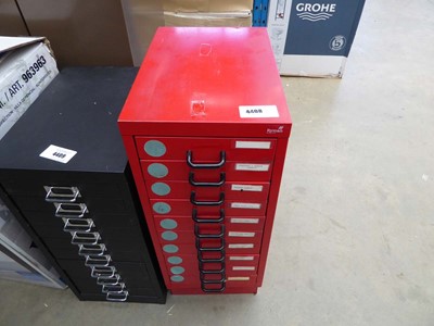 Lot 4408 - Ryman metal multi drawer office filing cabinet